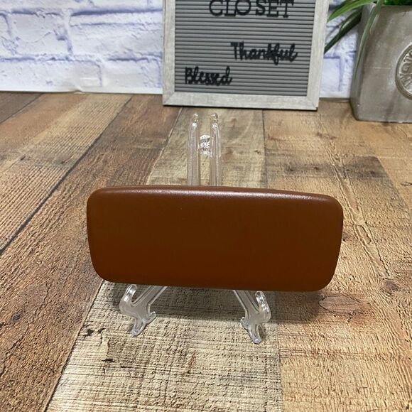 Longchamp Brown Eyeglass Sunglass Case Holder. - Picture 9 of 9